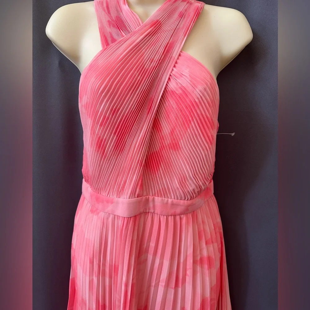 Ted Baker chiffon,pleated, midi, Fully Lined Dress,TB2=USA6, new - Picture 5 of 9